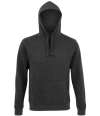 02991 Unisex Spencer Hooded Sweatshirt Charcoal Marl colour image